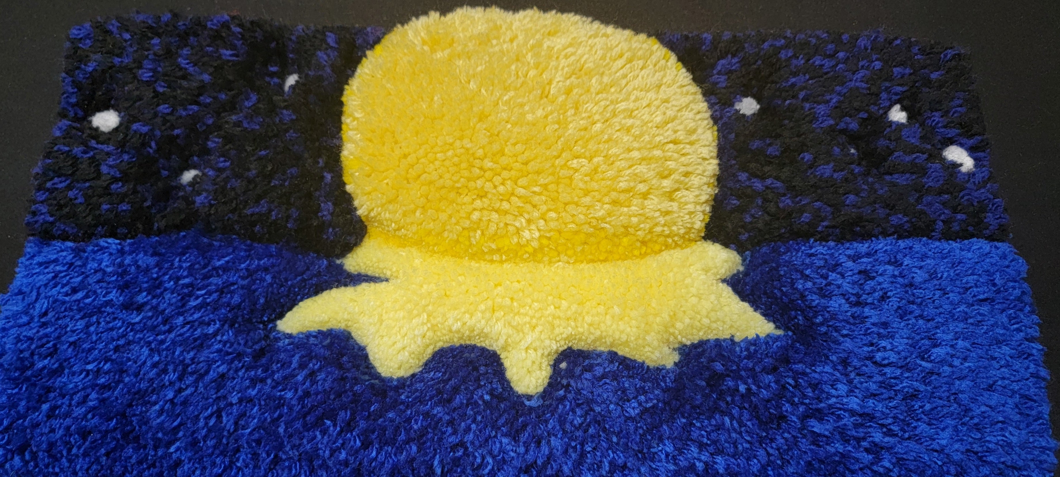 🌕Shaggy Moon Melt Decorative Mat