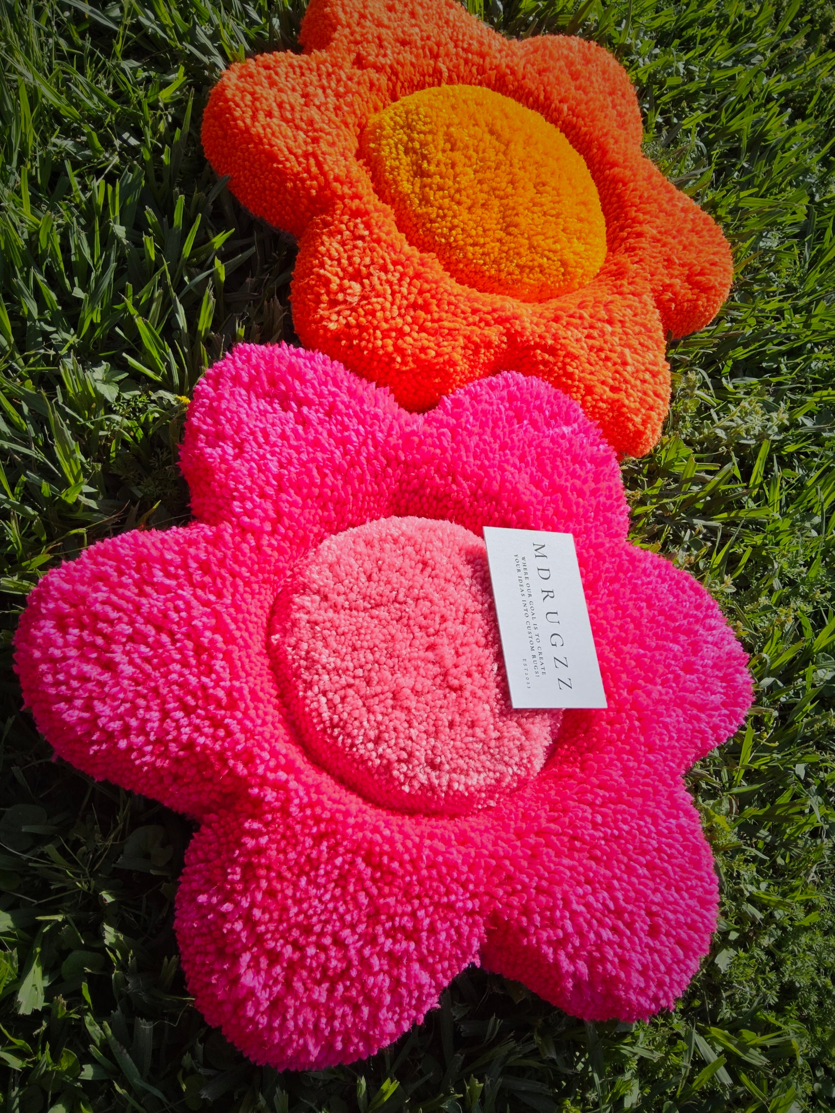 🌸 Shaggy Flower Power Mat Bundle