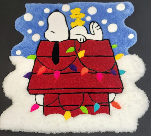 3D Christmas Snoopy Wall Art