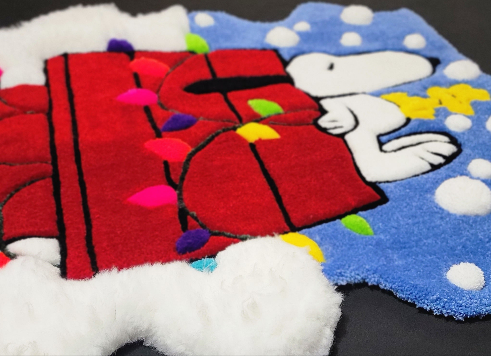 3D Christmas Snoopy Wall Art